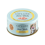CAT’S LOVE puros filetes de pollo comida húmeda para gatos