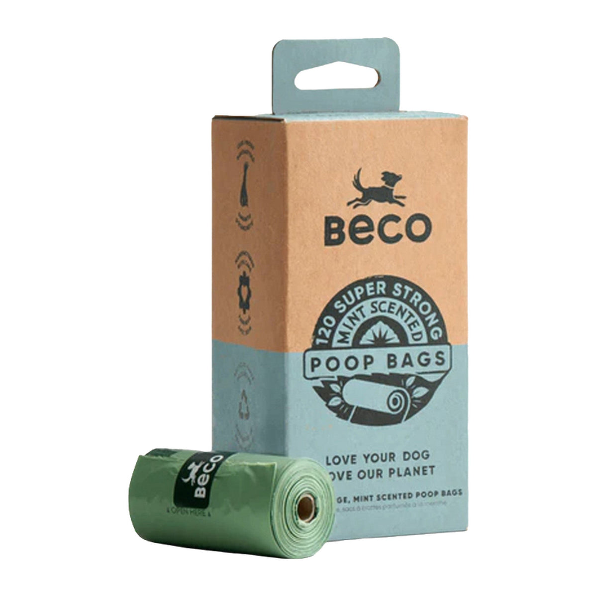 Beco bolsas reciclables con aroma a menta