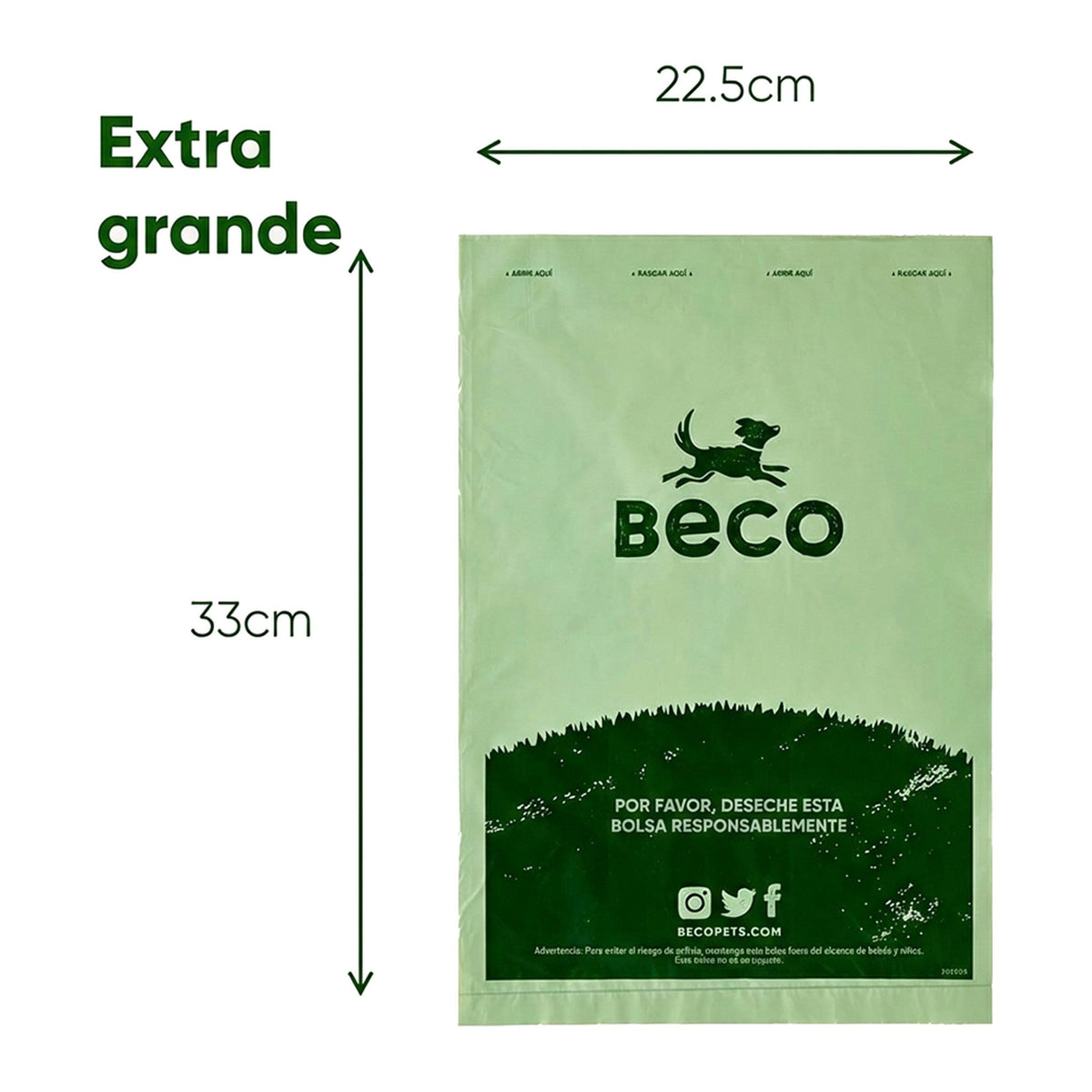 Beco bolsas reciclables con aroma a menta