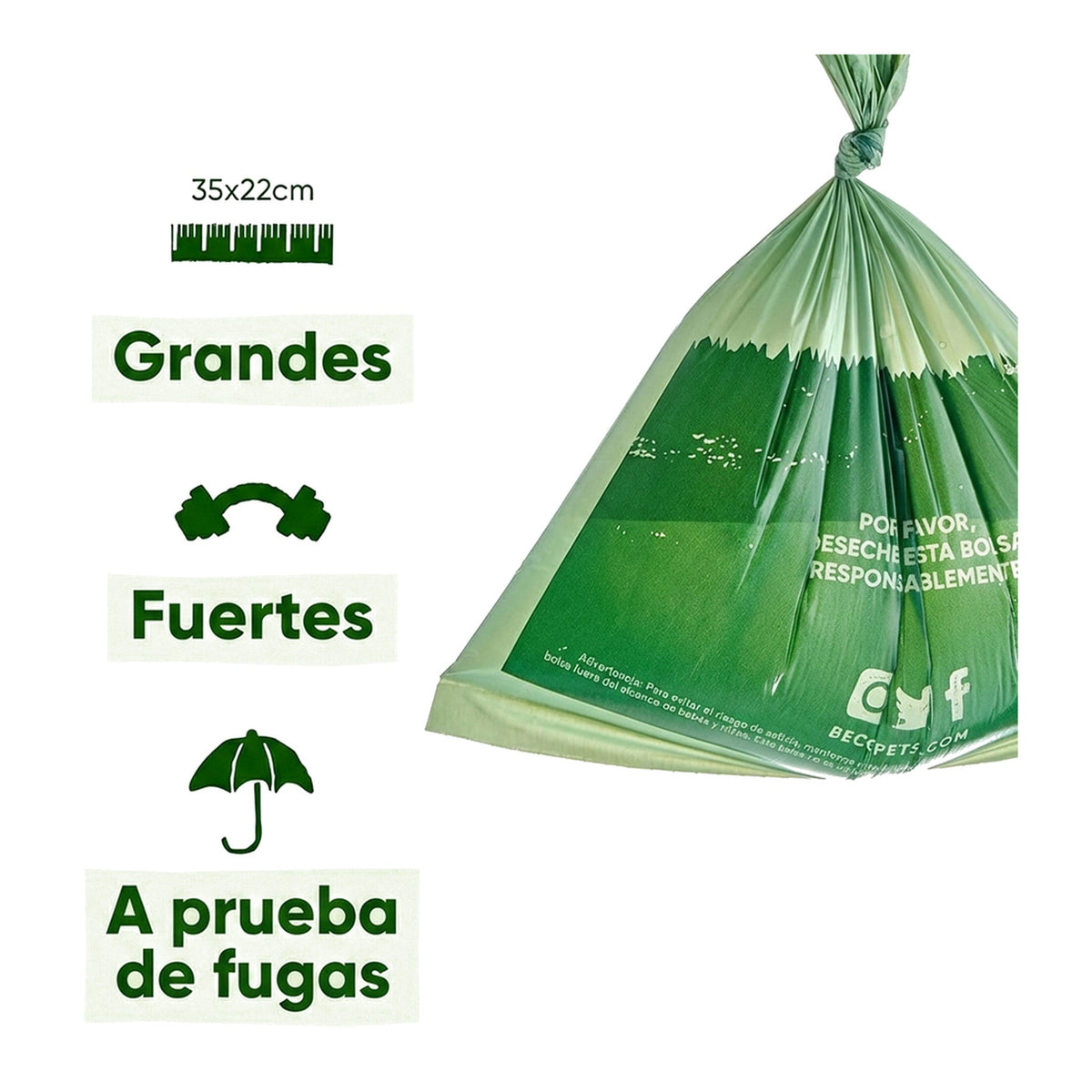 Beco bolsas reciclables sin aroma