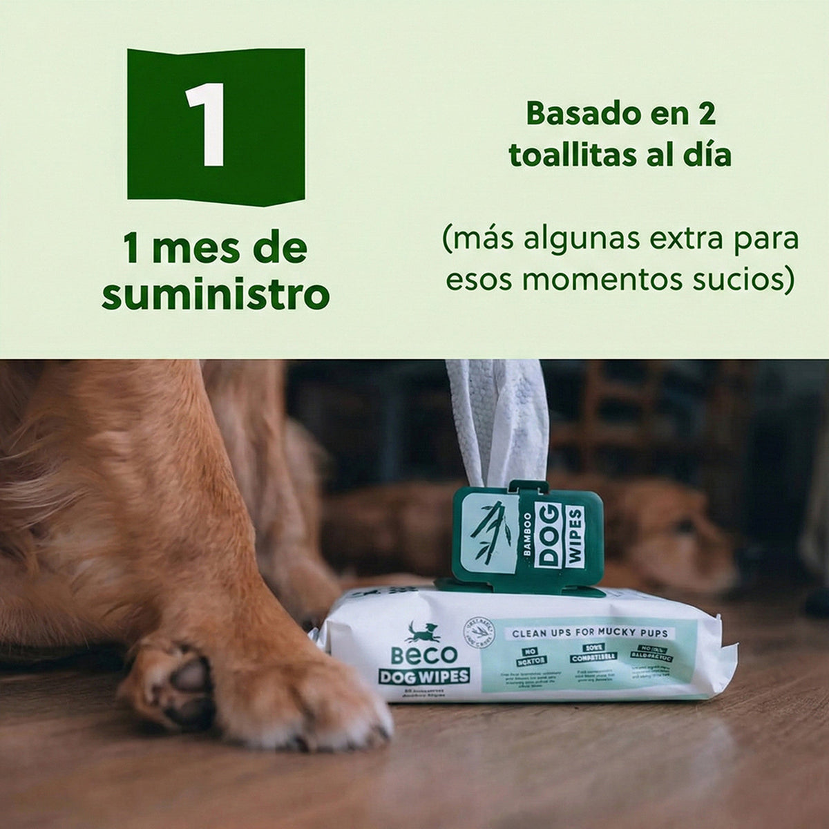 Beco toallitas de bambú sin perfume