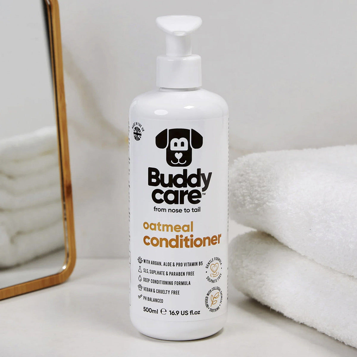 Buddycare acondicionador de avena para perros