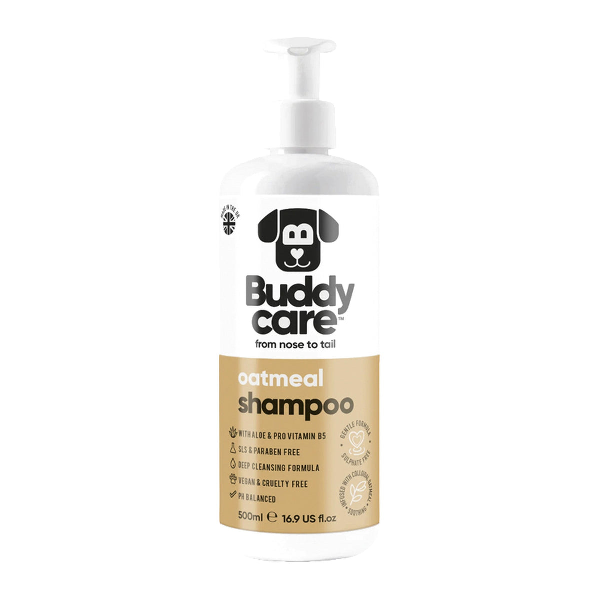 Buddycare champú de avena para perros