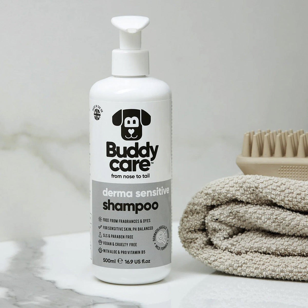 Buddycare champú para perros con piel sensible