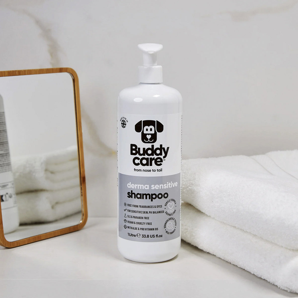 Buddycare champú para perros con piel sensible