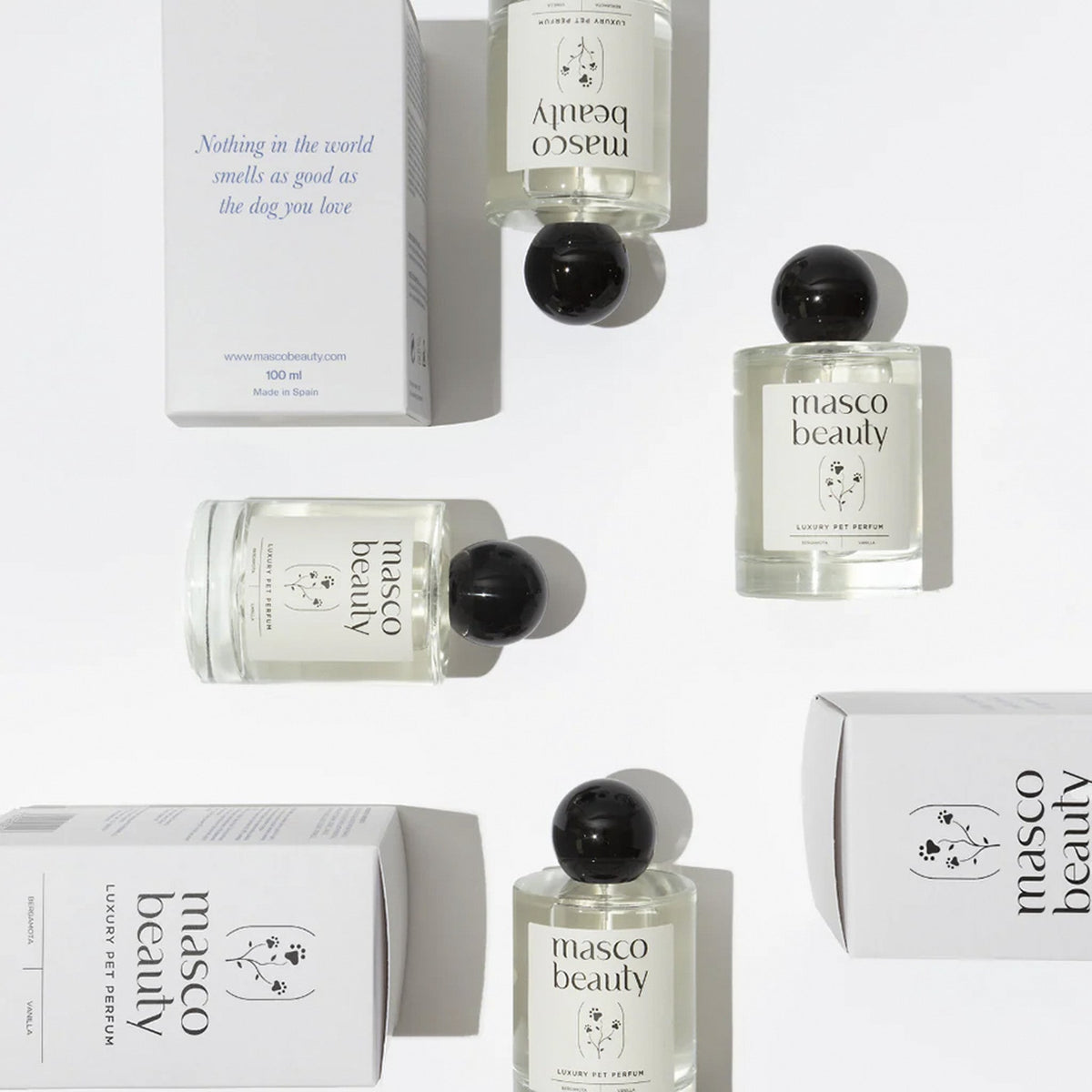 MascoBeauty perfume para perros bergamota y vainilla