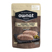 Ownat alimento húmedo de pollo y pavo para gatos esterilizados