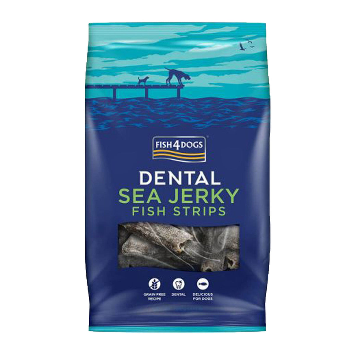 Fish4Dogs tiras de piel de pescado (Sea Jerky Fish Strips)