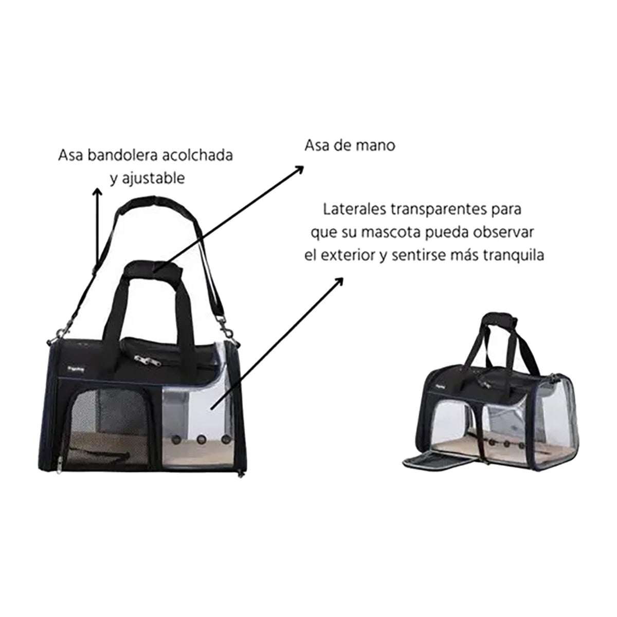 Freedog Transportín Transparente JFK