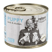Retorn comida húmeda para cachorros de cordero y pollo