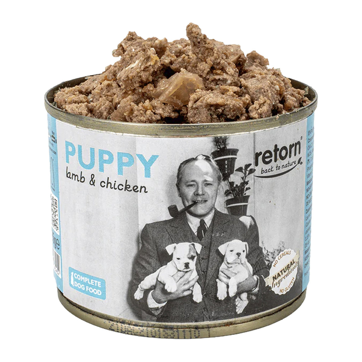 Retorn comida húmeda para cachorros de cordero y pollo