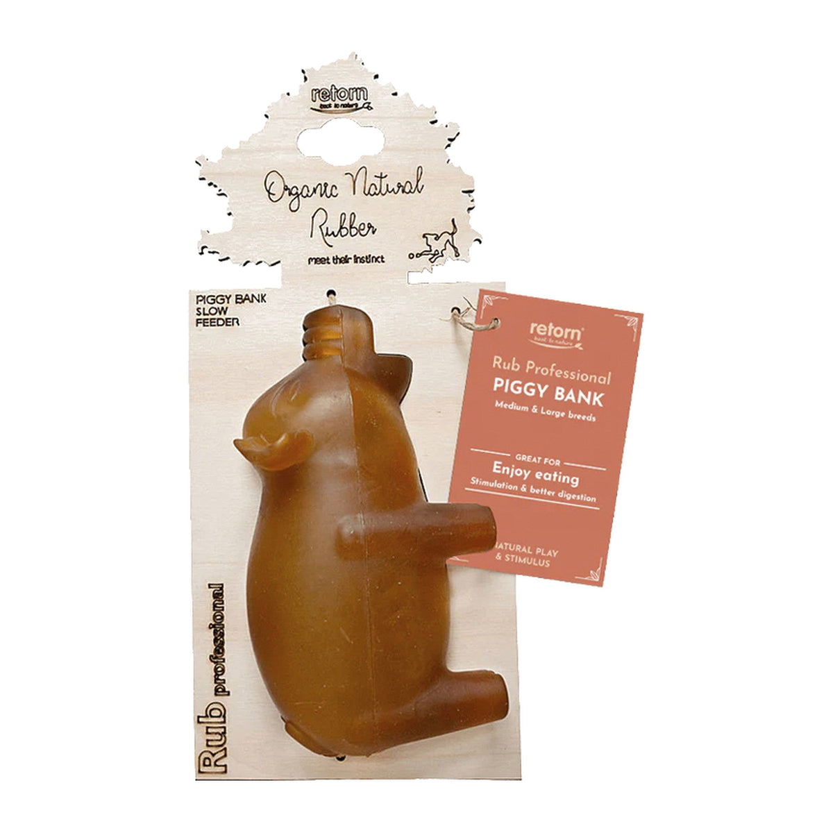 Rub Cerdito de Goma para Perros (Piggy Bank)