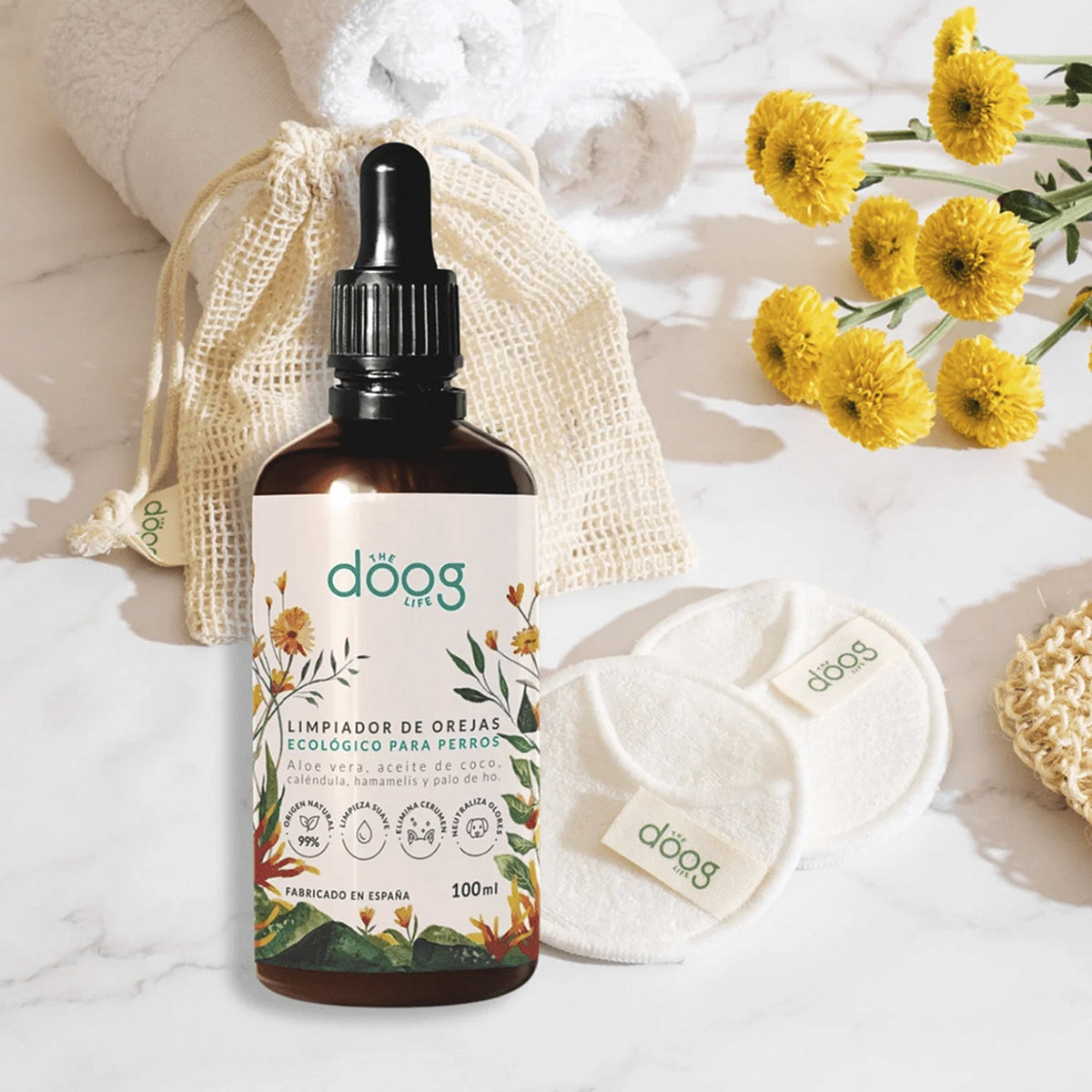 The Doog Life limpiador de orejas ecológico