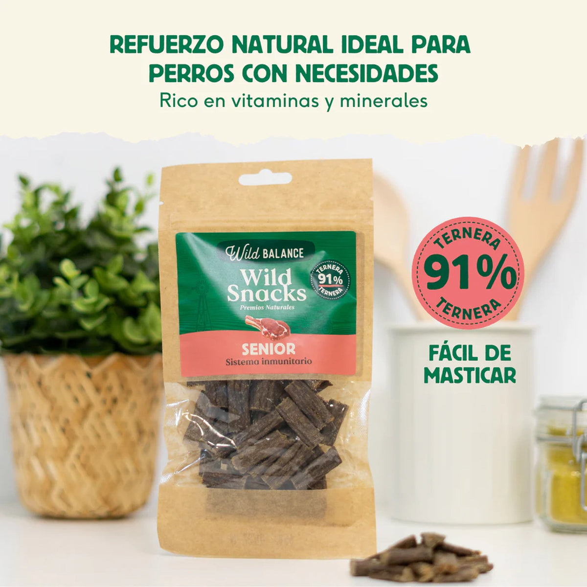 Wild Balance Wild Snacks senior de ternera