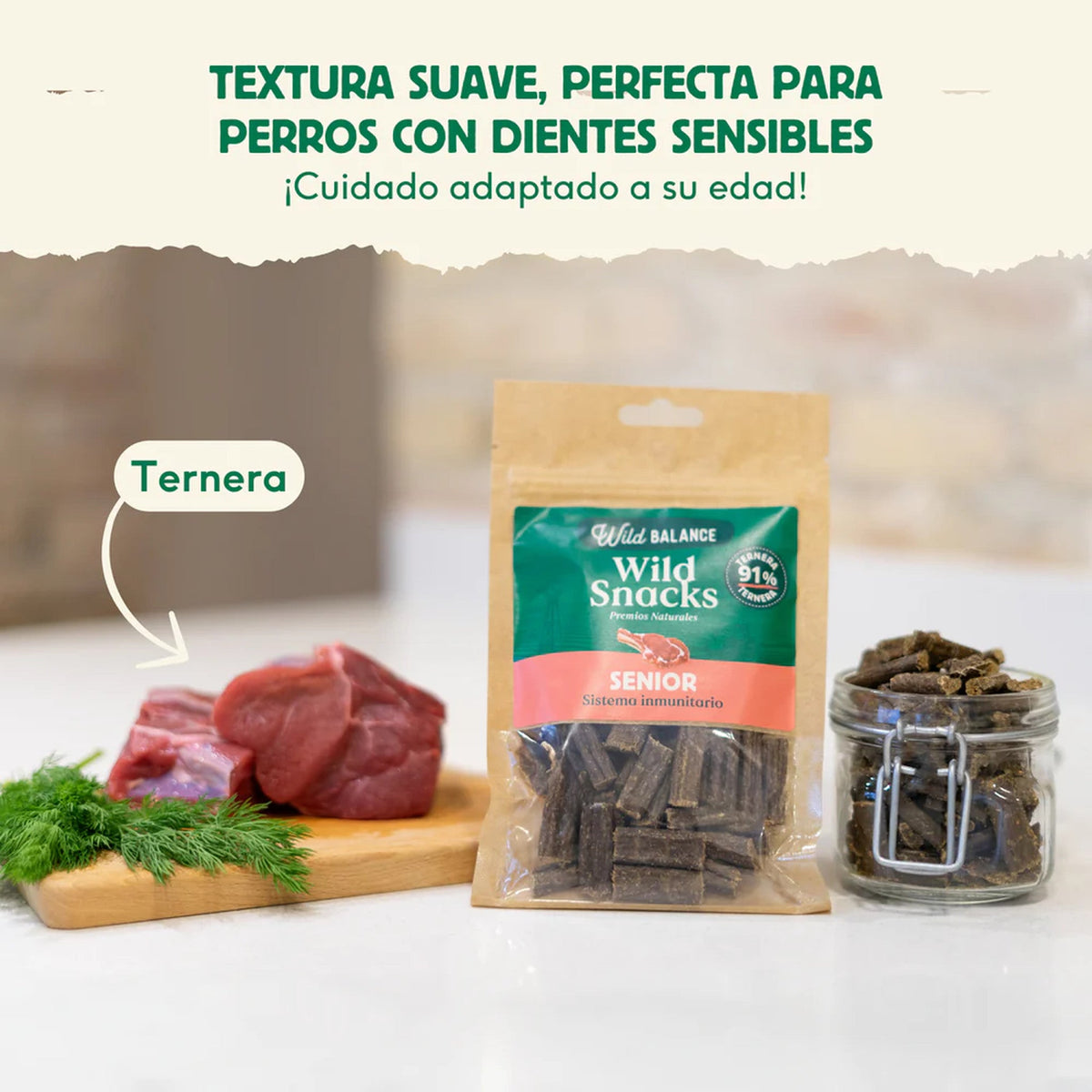 Wild Balance Wild Snacks senior de ternera