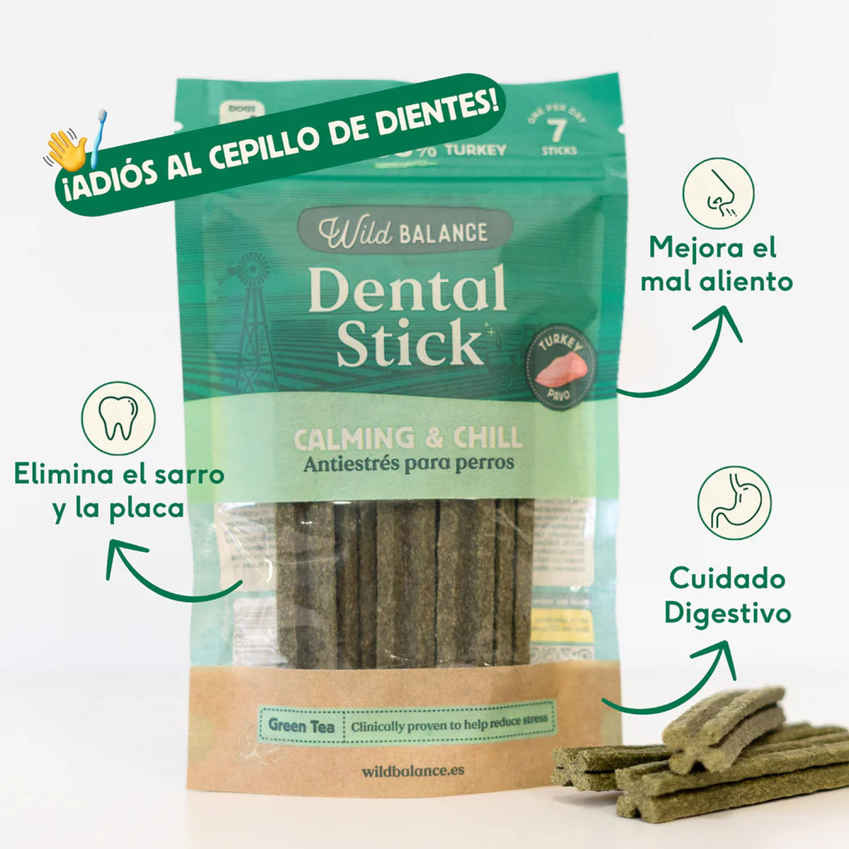 Wild Balance sticks dentales Calming and Chill