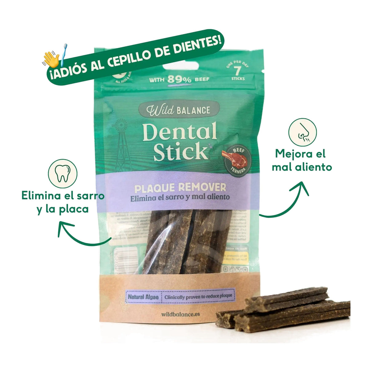 Wild Balance sticks dentales Plaque Remover