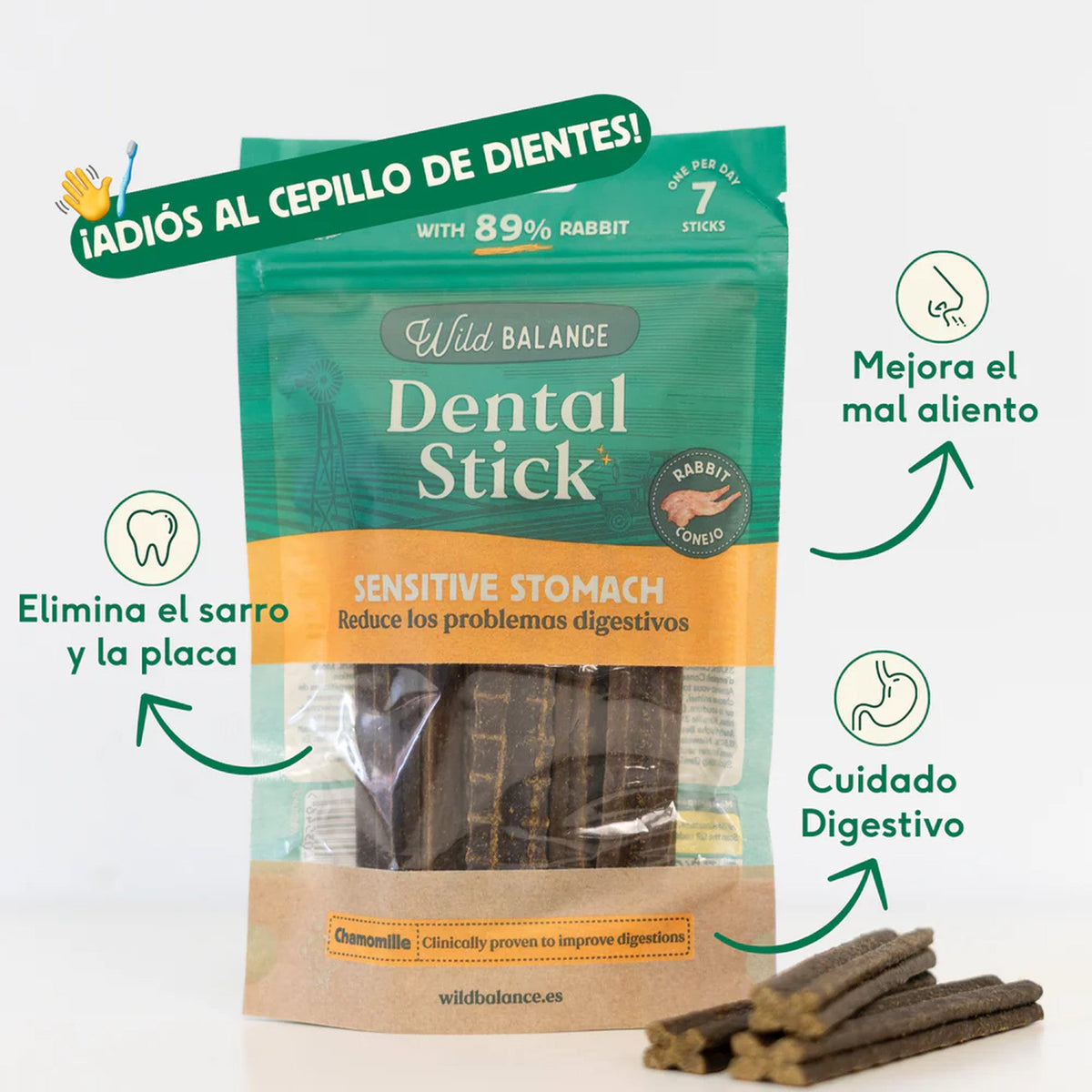 Wild Balance sticks dentales Sensitive Stomach