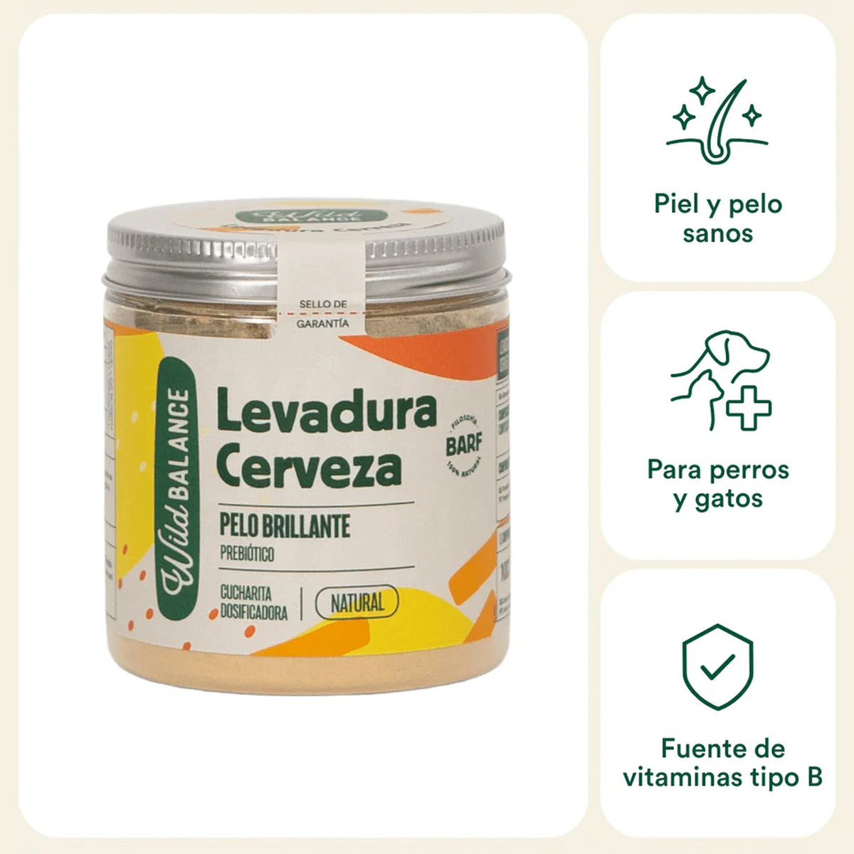 Wild Balance suplemento levadura de cerveza